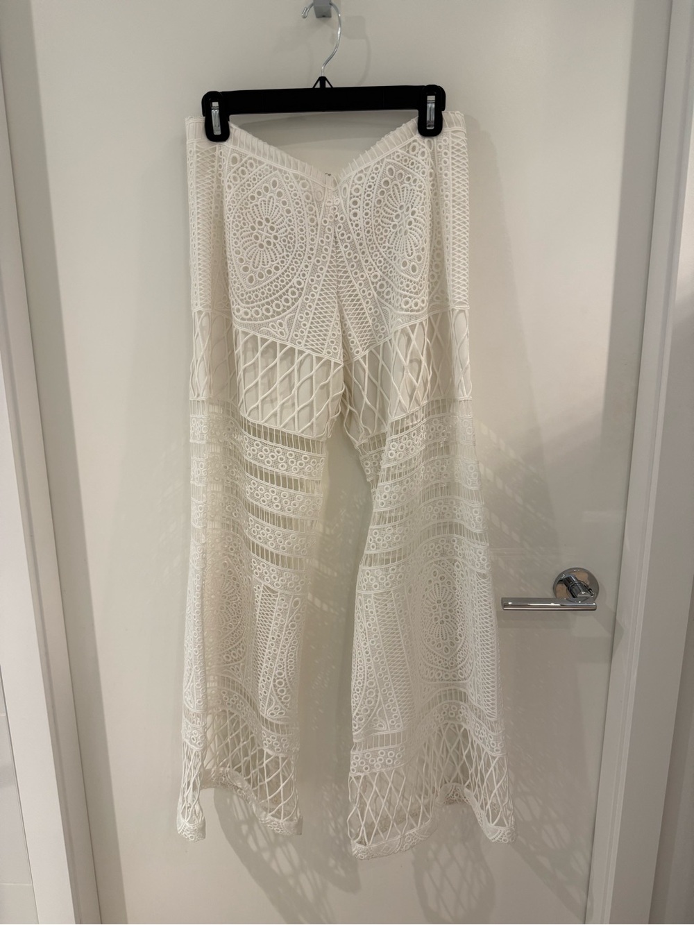 Alexis White Crochet Pants